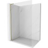 Mexen Kioto-X L Duschwand Walk-in 80 x 200 cm, transparent 10 mm, gold - 800-080-107-50-00-X