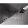 Mexen Kioto-X L Duschwand Walk-in 120 x 200 cm, transparent 10 mm, gold - 800-120-107-50-00-X