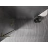 Mexen Kioto-X L Duschwand Walk-in 120 x 200 cm, transparent 10 mm, gold gebürstet - 800-120-107-55-00-X