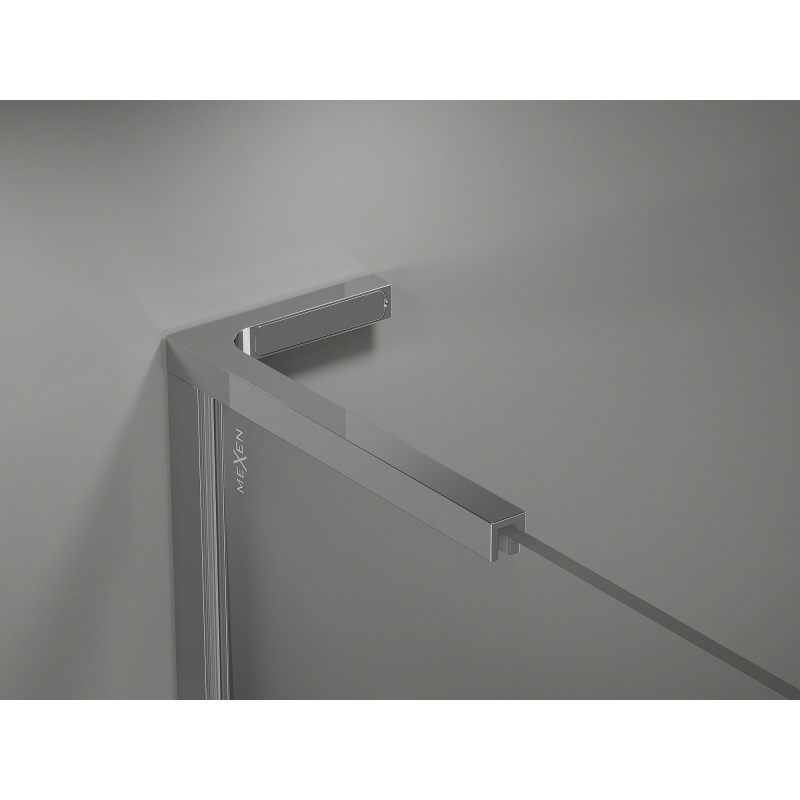 Mexen Kioto-X L Walk-in-Duschwand 50 x 200 cm, transparent 10 mm, Chrom - 800-050-107-01-00-X