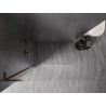 Mexen Kioto-X L Duschwand Walk-in 100 x 200 cm, transparent 10 mm, Roségold - 800-100-107-60-00-X