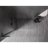 Mexen Kioto-X L Duschwand Walk-in 60 x 200 cm, transparent 10 mm, gebürstet in Gun Gray - 800-060-107-66-00-X