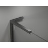 Mexen Kioto-X L Walk-in-Duschabtrennung 80 x 200 cm, transparent 10 mm, gun gray gebürstet - 800-080-107-66-00-X