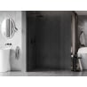 Mexen Kioto-X L Duschwand Walk-in 100 x 200 cm, transparent 10 mm, schwarz - 800-100-107-70-00-X