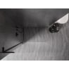 Mexen Kioto-X L Duschwand Walk-in 100 x 200 cm, transparent 10 mm, schwarz - 800-100-107-70-00-X