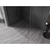 Mexen Kioto-X L Duschwand Walk-in 110 x 200 cm, transparent 10 mm, schwarz - 800-110-107-70-00-X