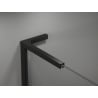 Mexen Kioto-X L Duschwand Walk-In 120 x 200 cm, transparent 10 mm, schwarz - 800-120-107-70-00-X