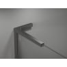Mexen Kioto-X L Duschwand Walk-in 90 x 200 cm, transparent 10 mm, Gun Metal - 800-090-107-95-00-X