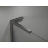 Mexen Kioto-X L Duschtrennwand Walk-in 120 x 200 cm, transparent 10 mm, Gunmetal - 800-120-107-95-00-X