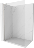 Mexen Kioto-X L Duschwand Walk-in 100 x 200 cm, transparent 10 mm, gebürsteter Nickel - 800-100-107-97-00-X