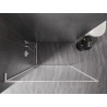 Mexen Kioto-XF L Duschwand Walk-in mit Rahmen 70 x 202 cm, transparent 10 mm, weiß - 800-070-174-20-00-XF