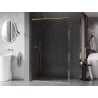 Mexen Kioto-XF L Duschwand Walk-in mit Rahmen 80 x 202 cm, transparent 10 mm, gold - 800-080-174-50-00-XF