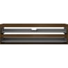 Mexen Box-A Korpus für Waschtischunterschrank 160 cm, 2 Schubladen, Nussbaum - 91AX0-1600-470-2-86
