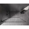 Mexen Kioto-XF L Walk-in-Duschwand mit Rahmen 110 x 202 cm, transparent 10 mm, Gun Metal - 800-110-174-95-00-XF