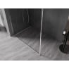 Mexen Kioto-F L Duschwand Walk-in mit Rahmen 105 x 202 cm, transparent 8 mm, Chrom - 800-105-174-01-00