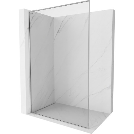 Mexen Kioto-F L Duschwand Walk-in mit Rahmen 120 x 202 cm, transparent 8 mm, Chrom - 800-120-174-01-00