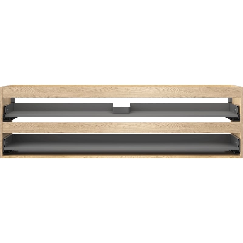 Mexen Box-A Unterschrankgehäuse 160 cm, 2 Schubladen, Eiche - 91AX0-1600-470-2-81