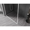 Mexen Kioto-F L Duschwand Walk-in mit Rahmen 60 x 202 cm, transparent 8 mm, weiß - 800-060-174-20-00
