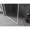 Mexen Kioto-F L Duschwand Walk-in mit Rahmen 70 x 202 cm, transparent 8 mm, weiß - 800-070-174-20-00