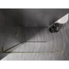 Mexen Kioto-F L Duschwand Walk-in mit Rahmen 80 x 202 cm, transparent 8 mm, Gold - 800-080-174-50-00