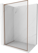 Mexen Kioto-F L Duschwand Walk-in mit Rahmen 80 x 202 cm, transparent 8 mm, Roségold - 800-080-174-60-00
