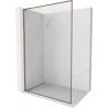 Mexen Kioto-F L Duschwand Walk-in mit Rahmen 95 x 202 cm, transparent 8 mm, Roségold - 800-095-174-60-00