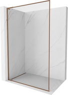 Mexen Kioto-F L Walk-in Duschwand mit Rahmen 110 x 202 cm, transparent 8 mm, Roségold - 800-110-174-60-00