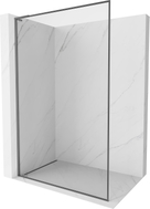 Mexen Kioto-F L Duschwand Walk-in mit Rahmen 85 x 202 cm, transparent 8 mm, Gunmetal - 800-085-174-95-00