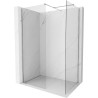 Mexen Kioto-X Duschwand Walk-in 160 x 70 cm, transparent 10 mm, Chrom - 800-160-202-01-00-070-X
