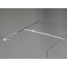 Mexen Kioto-X Duschwand Walk-in 130 x 80 cm, transparent 10 mm, Chrom - 800-130-202-01-00-080-X