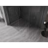 Mexen Kioto-X Duschwand Walk-in 140 x 90 cm, transparent 10 mm, Chrom - 800-140-202-01-00-090-X