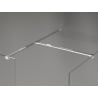 Mexen Kioto-X Duschwand Walk-in 100 x 100 cm, transparent 10 mm, Chrom - 800-100-202-01-00-100-X
