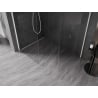 Mexen Kioto-X Duschwand Walk-in 160 x 80 cm, transparent 10 mm, weiß - 800-160-202-20-00-080-X
