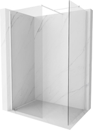 Mexen Kioto-X Duschwand Walk-in 160 x 100 cm, transparent 10 mm, weiß - 800-160-202-20-00-100-X