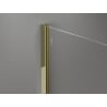 Mexen Kioto-X Duschwand Walk-in 150 x 80 cm, transparent 10 mm, golden - 800-150-202-50-00-080-X