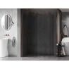 Mexen Kioto-X Duschwand Walk-in 120 x 70 cm, transparent 10 mm, Roségold - 800-120-202-60-00-070-X
