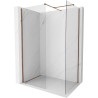 Mexen Kioto-X Duschwand Walk-in 140 x 80 cm, transparent 10 mm, Roségold - 800-140-202-60-00-080-X