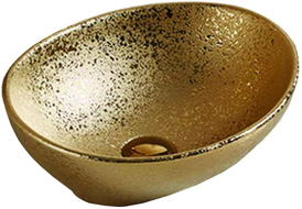 Mexen Elza Aufsatzwaschbecken 40 x 33 cm, gold - 21014050