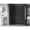 Mexen Kioto-X Duschwand Walk-in 70 x 70 cm, transparent 10 mm, Gunmetal - 800-070-202-95-00-070-X