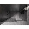 Mexen Kioto-X Duschwand Walk-in 130 x 70 cm, transparent 10 mm, Gun Metal - 800-130-202-95-00-070-X