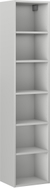 Mexen Box-A Korpus des Badezimmerhochschranks 35 cm, graumatt - 91AX1-1600-300-1-62