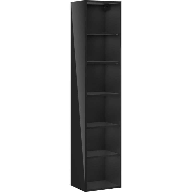 Mexen Box-A Korpus eines Badschranks 35 cm, Schwarz Glanz - 91AX1-1600-300-1-70