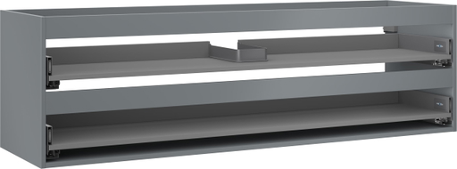 Mexen Box-A Korpus Unterschrank 160 cm, 2 Schubladen, Graphit Matt - 91AX0-1600-470-2-66