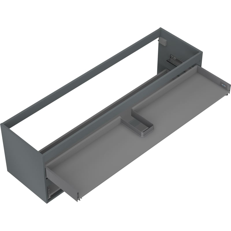 Mexen Box-A Korpus Unterschrank 160 cm, 2 Schubladen, Graphit Matt - 91AX0-1600-470-2-66