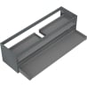 Mexen Box-A Korpus Unterschrank 160 cm, 2 Schubladen, Graphit Matt - 91AX0-1600-470-2-66
