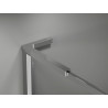 Mexen Kioto-F L Duschwand Walk-in mit Rahmen 65 x 202 cm, transparent 8 mm, Chrom - 800-065-174-01-00