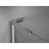 Mexen Kioto-F L Duschwand Walk-in mit Rahmen 80 x 202 cm, transparent 8 mm, Chrom - 800-080-174-01-00