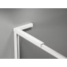 Mexen Kioto-XF L Duschwand Walk-in mit Rahmen 70 x 202 cm, transparent 10 mm, weiß - 800-070-174-20-00-XF