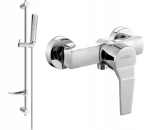 Mexen Caro DF72 Duscharmatur mit Duschset, Chrom - 74664DF72-00