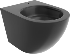 Mexen Lena WC-Schüssel Rimless Tornado, schwarz matt - 3322XX85T